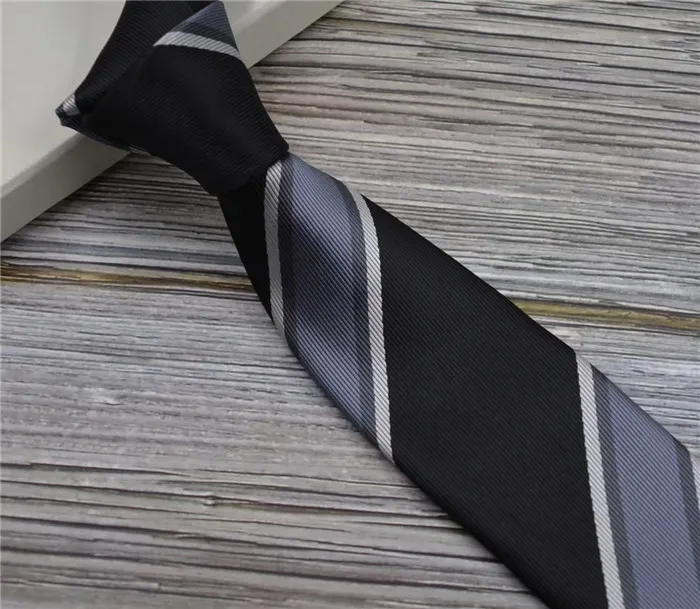 Marque hommes cravates 100% soie Jacquard classique tissé à la main cravate pour hommes mariage décontracté et affaires cou Tie275k