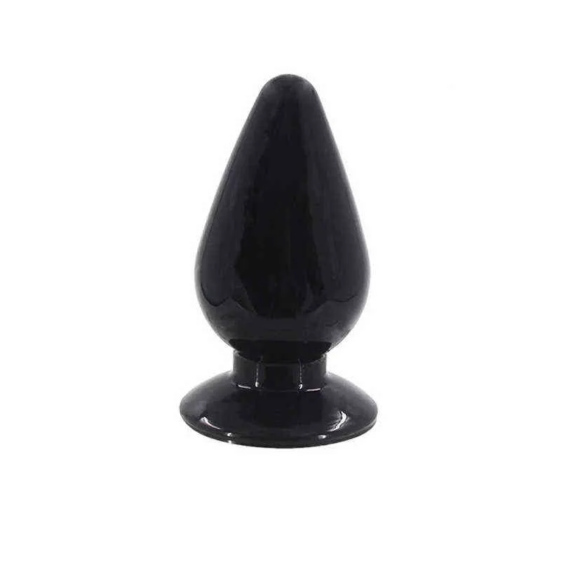 NXY Anal toys Large medium small set soft silicone strong suction transparent anal beads butt plug insert BDSM anus sex toys for m1499262