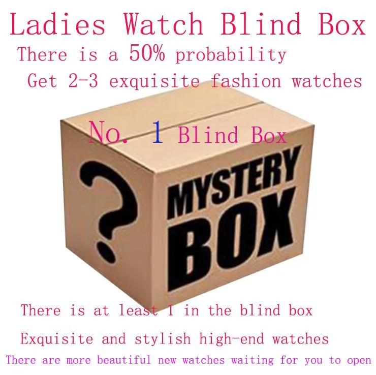 Boîtes à montres pour dames, boîte aveugle classique, haute couture, mystère 1988