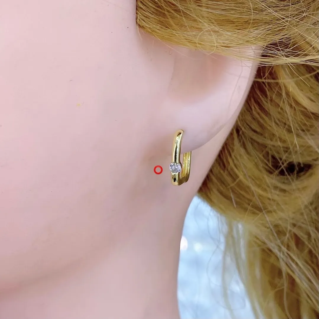 es 2021 bijoux jolie boucle d'oreille micro pavée plaquée or, boucle d'oreille carrée avec cz en forme de coeur/étoile/o