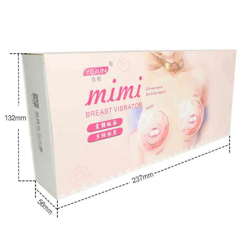 Nxy Sex Pump Toys Bobbi Breast Massager Female Vibrating Flirtation Adult Erotic 1221