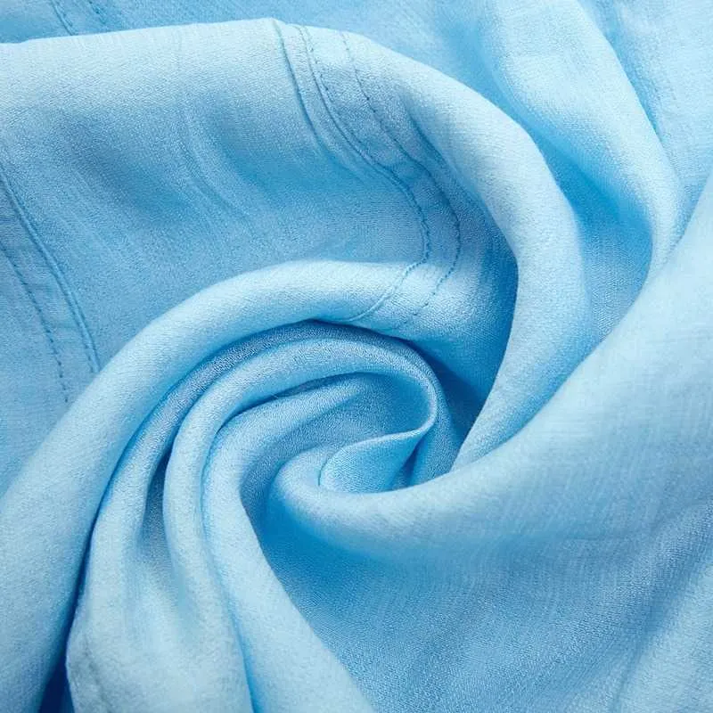 Vestido azul de manga corta de verano para mujer, corte en A, suelto, informal, para mujer, diseño japonés, sencillo, con cuello redondo, 13A190 210525