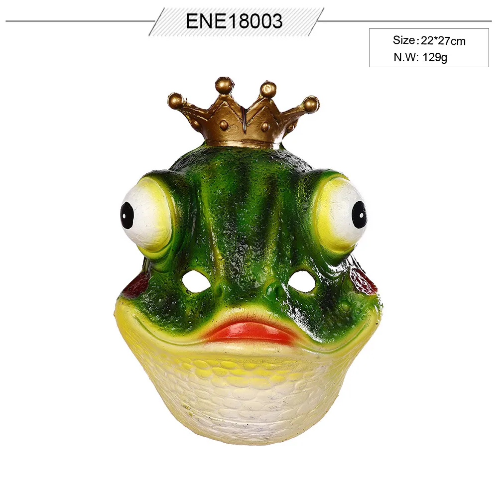 Frosch Kostüm Cosplay Gesichtsmaske Halloween Ostern Maskenball Party Requisiten Masken für Erwachsene Männer Frauen ENE18003254j