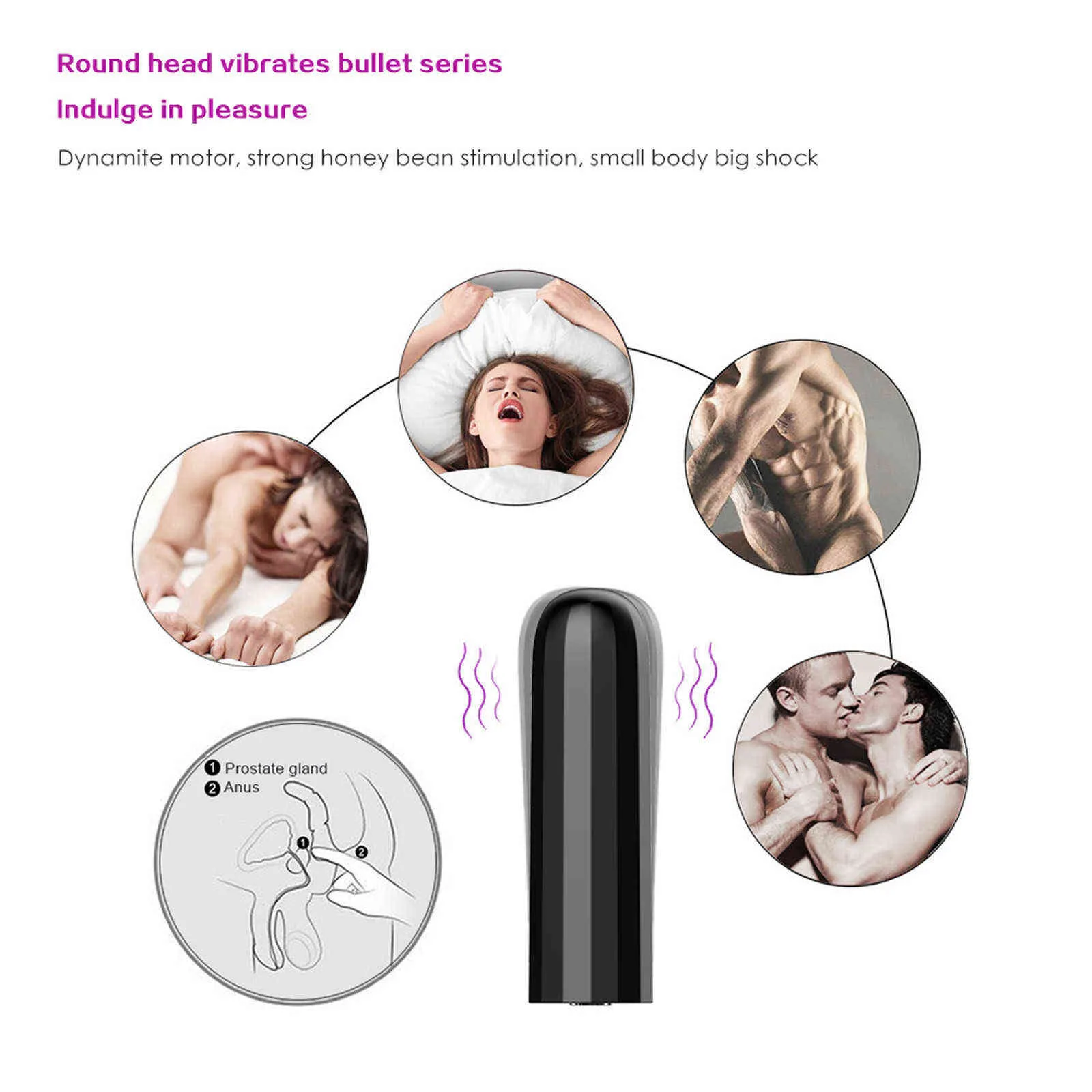 NXY Eggs 10 Speed ​​Mini Bullet Vibrator För Kvinnor Klitorisstimulator Dildo G Spot Sexleksaker Kvinna Vuxen Produkt_voghion.com