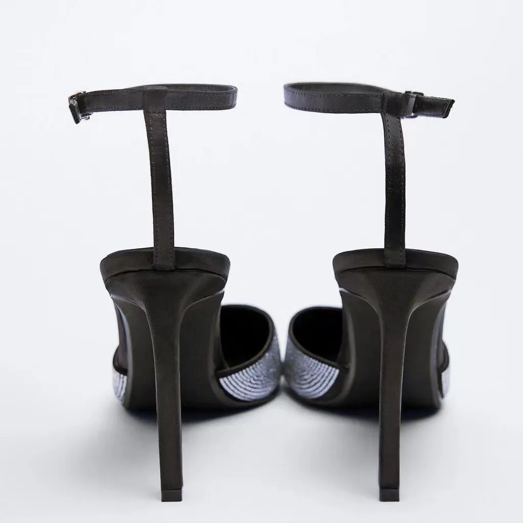 Komfort Schuhe für Frauen Sandalen Riemen Med 2022 Sommer Anzug Weibliche Beige Große Größe Espadrilles Plattform High Heels Spitz Med