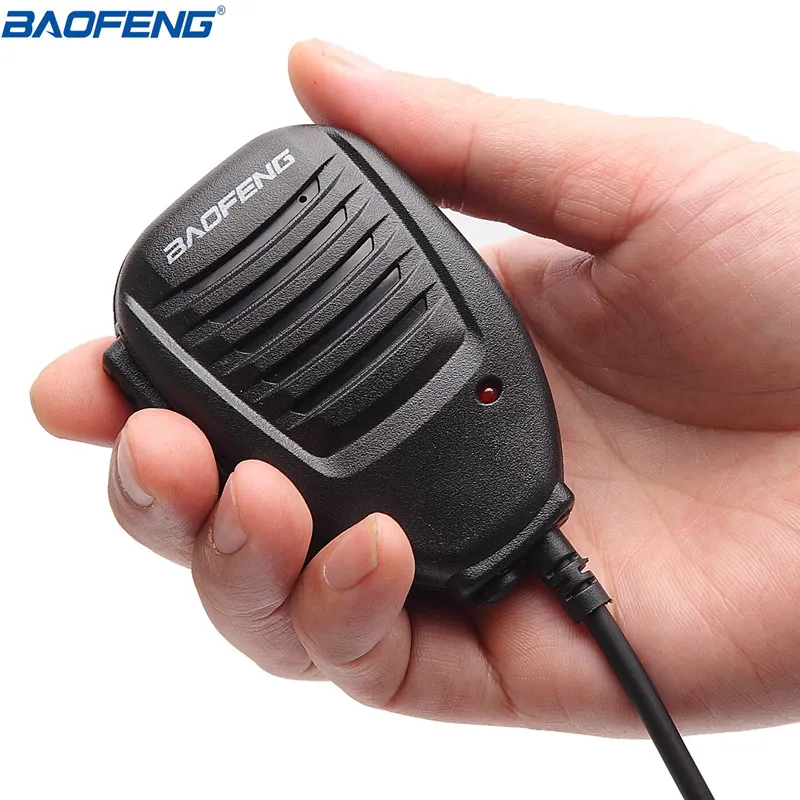 Baofeng walkie talkie haut-parleur microphone ptt pour portable bidiromutiant radio uv-13 pro uv-5r uv-10r bf-uv5r / 888s