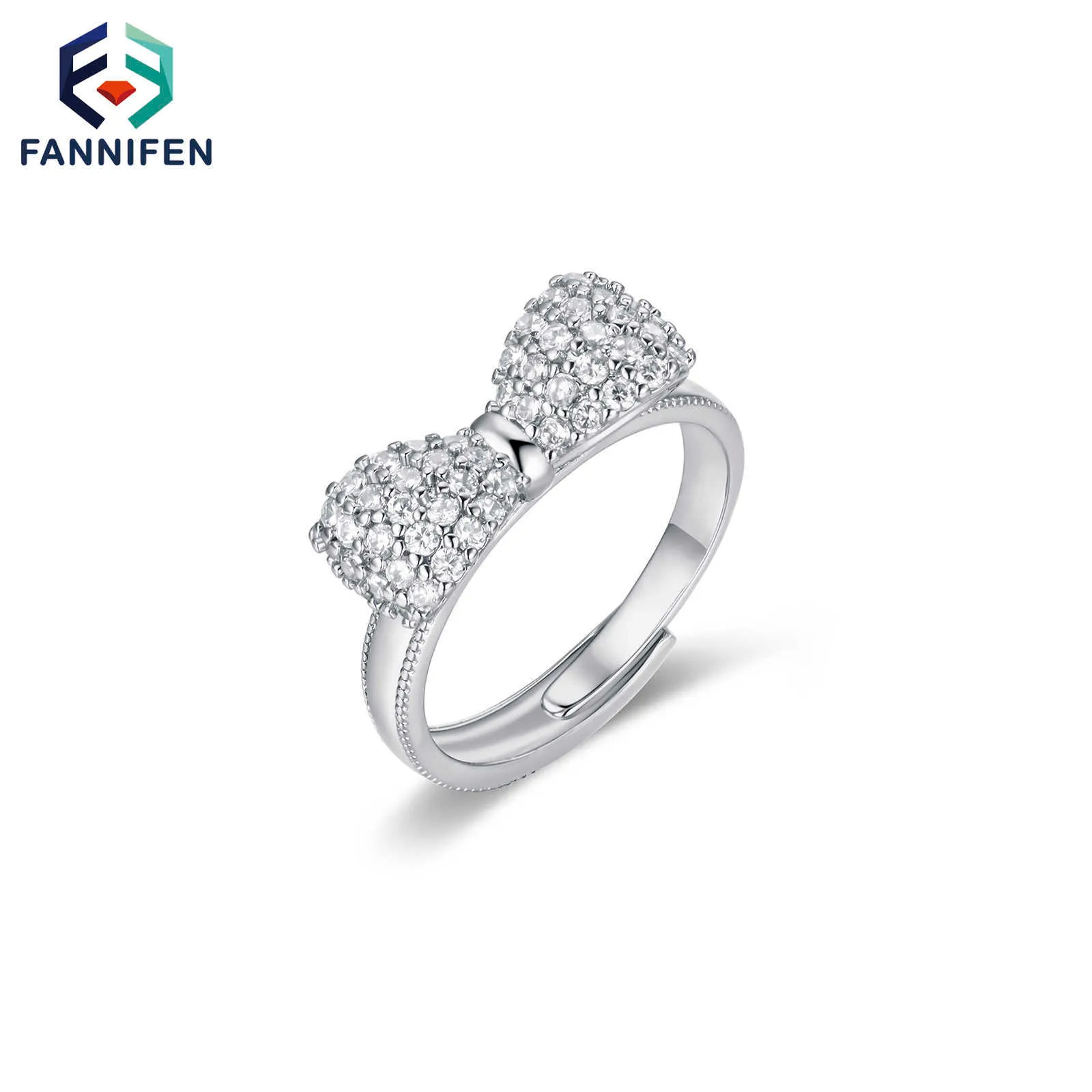 Ensemble d'arc réglable en acier inoxydable 2021 tendance avec diamants Anneaux d'anniversaire de mariage pour femmes de la mode coréenne exquise cadeaux x0715
