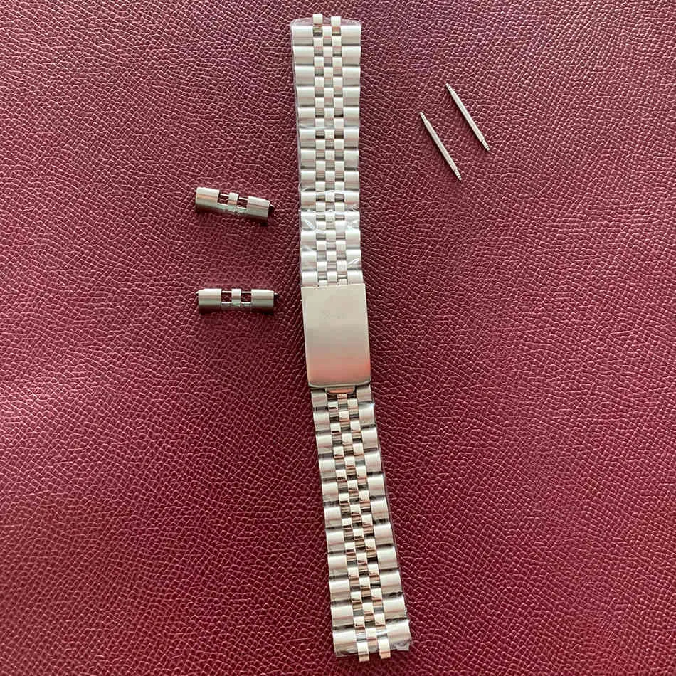 Uhrenarmband-Zubehör, modifizierter Edelstahl 316L, fünf Baht, Breite 20 mm, Länge 22 mm, Faltschließe