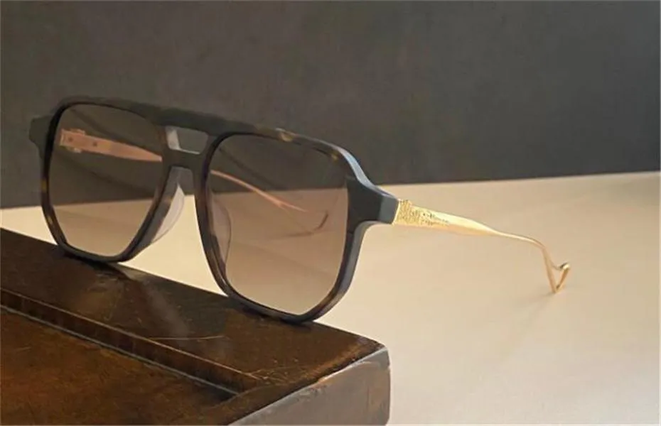 新しいファッションデザインサングラスHralie Square Frame Classic American Punk Design Styleシンプルで寛大なUV400レンズアイウェア252D