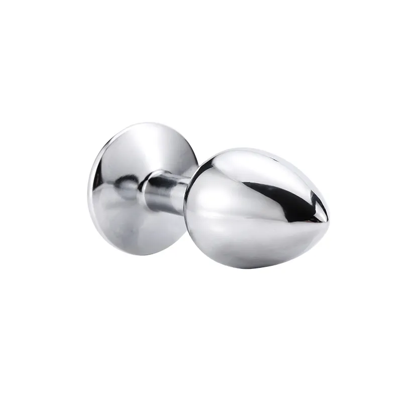 Anal Plug Sexy Brinquedos para homens Mini Mini redondo em forma de metal aço inoxidável Butt de aço pequeno cauda pequena fêmea/machos bens íntimos