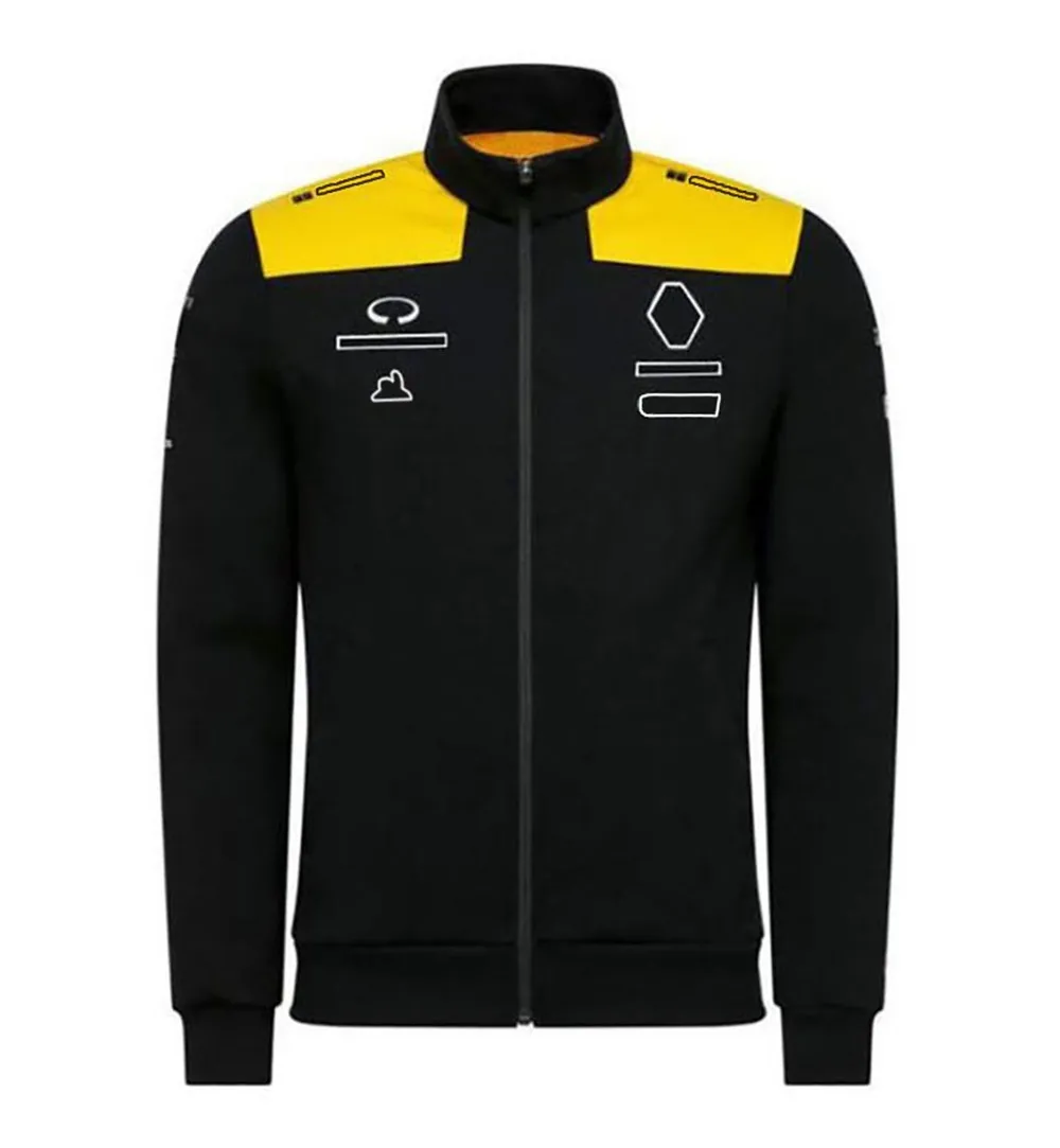 Team F1 Racing Suit Formula One Långärmad Zip Jacket Fall / Winter Fans Varm Sweatshirt