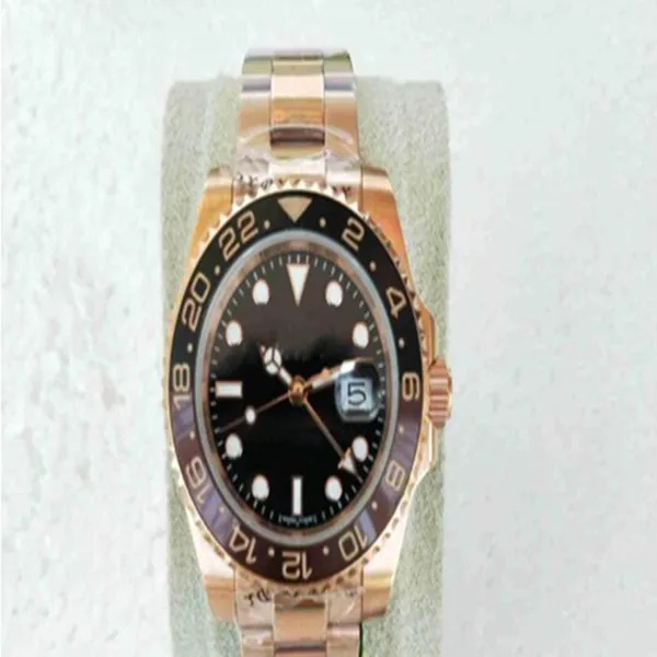Mężczyźni obserwują 40 mm różowe złoto 126715chnr 126715 2813 Ruch Automatyczny zegarek męski na rękę 2224a