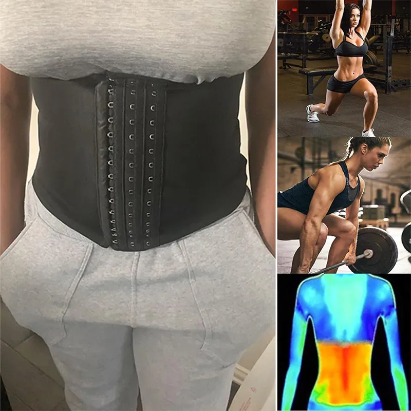 Fajas Reductoras Neopren Shaperwear Bastu Vest Workout Midja Trainer Krokar Body Shaper Slim Top Flat Mage Viktminskning Bälte