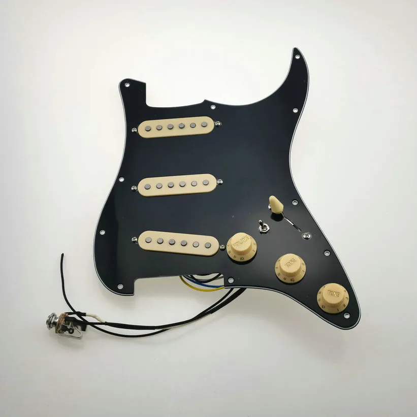 Pastillas para guitarra eléctrica Golpeador totalmente cargado de 7 vías Pastillas AlNiCo Bobina simple