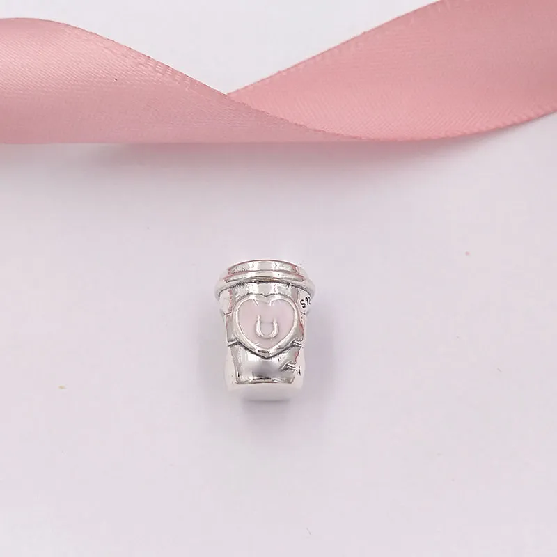 Smycken gör kit 925 Sterling Silver Chain Bead Pandora Dryck att gå Charm Valentinsdag Armband för kvinnor Män Teen Choker Halsband för DIY Bangle 797185Sen160