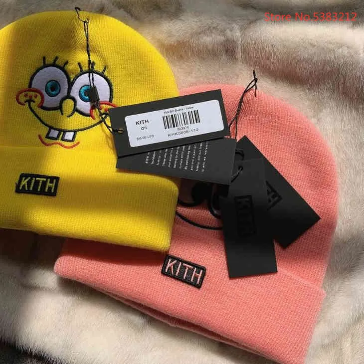 C9AM Kith Beanies Inverno Chapéus Para As Mulheres Homens Docker Outono Barra Sem Barra grossa Acessórios Senhoras Skullcap Outdoor Luxury Skulliesolch {Categoria}