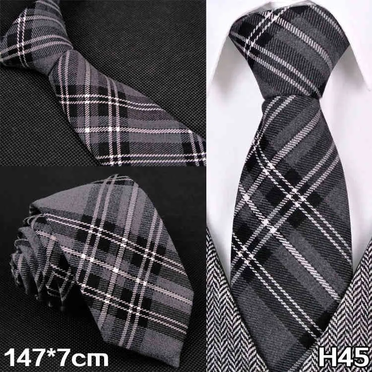 Kontrollerad plaid skotsk tartan röd crimson grå grå grön gul blå mens slipsar slips passar gåva för män