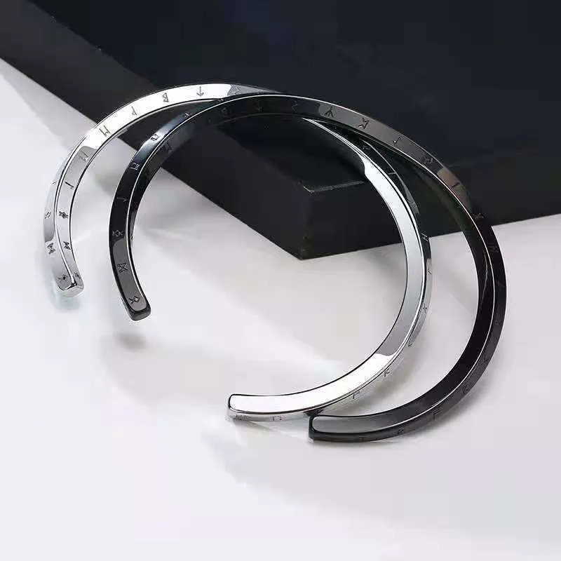 Best-selling Jewelry Graphics Stainless Steel Bracelets Parent-child Series Love Bangle for Women Party Gifts Wholesale Q0717