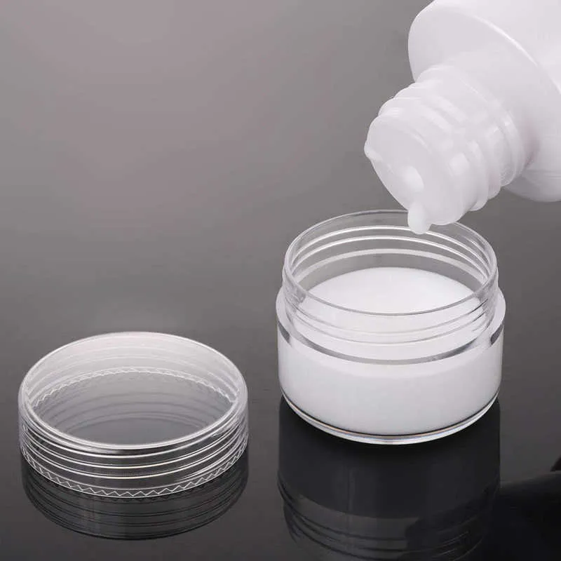 Empty Plastic Cosmetic Makeup Jar Pots 2g 3g 5g Sample Bottles Eyeshadow Cream Lip Balm Container Storage Box189n