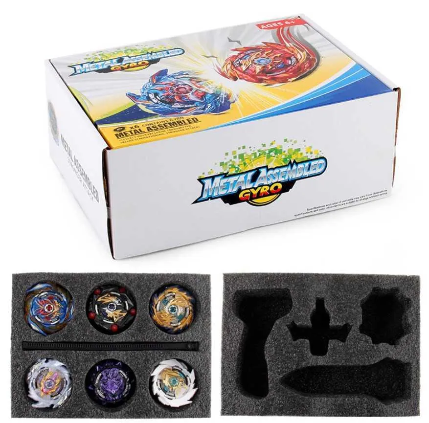 Bayblade BurstMetal Spinning Top Booster Gyroscope Toy Set With Launchers Combination Fighting Toys New In Box