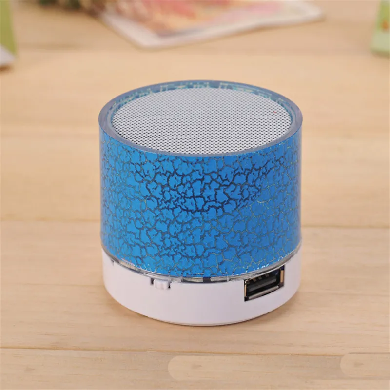 Haut-parleur Bluetooth A9 Mini haut-parleurs stéréo Portable Bluetooth Subwoofer Musique Lecteur USB Ordinateur portable Crack Fournitures de fête colorées3491316