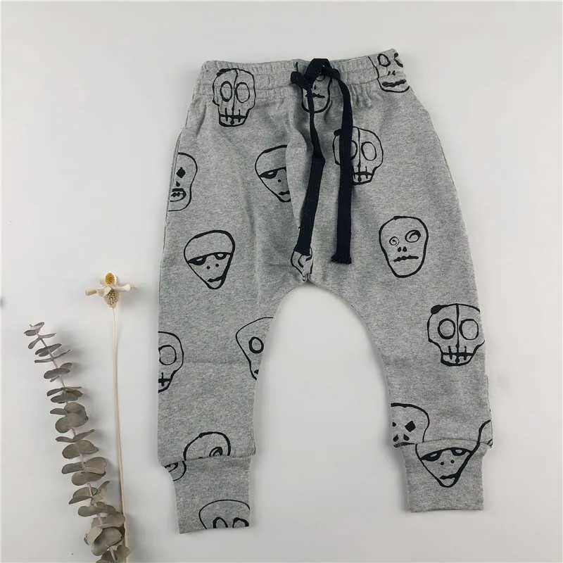 Enfants Garçons Pantalons Filles Printemps Été Bas Cool Style Dégagement En Coton 210619