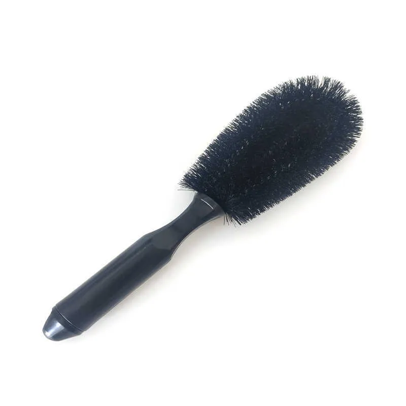 Brosse de roue de voiture outil de lavage de jante de pneu brosses de nettoyage de pneu de véhicule noir entretien automatique soins accessoires de voiture accessoires de voiture