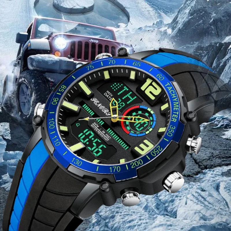 Top orologi sportivi militari orologio da uomo impermeabile orologio elettronico digitale a LED 2021 uomo Relogio Masculino orologi da polso179S