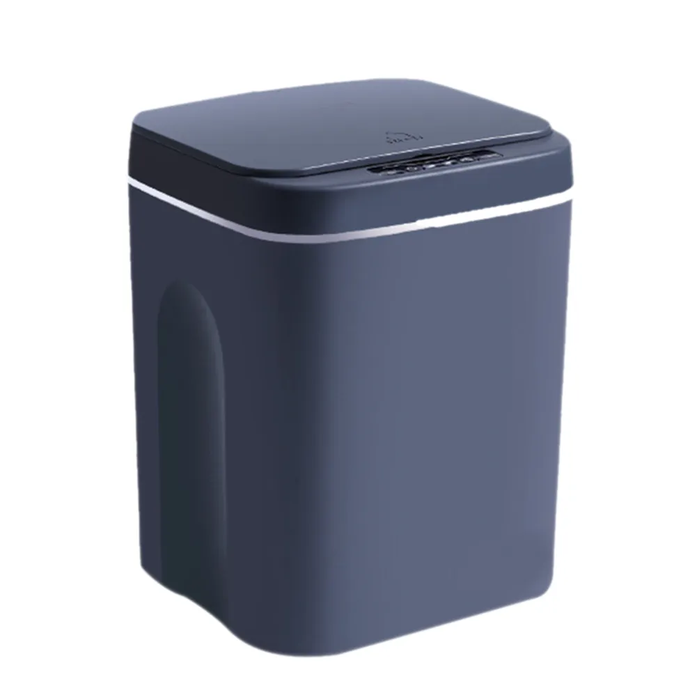 14L Intelligent Trash Can Automatic Smart Sensor Garbage DustBin Home Electric Surbish Waste Bin för Office Kitchen Badrum NEW2260299