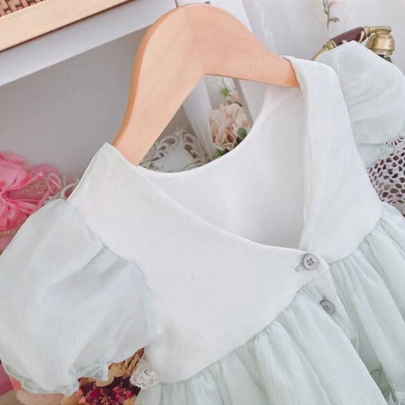 Spanska Baby Dress Girl Turkiska Vintage Klänningar Spädbarn Prinsessan Lolita Ball Gown Children Eid Födelsedag Robe Kid Boutique Kläder 210615