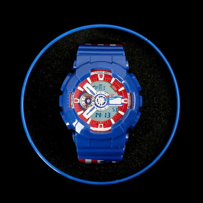 Nieuwe G110 Horloge mode sfeervolle stereo wijzerplaat 3D ontwerp bloeden editie unieke Limited Logo metalen doos voor bubble packing277T