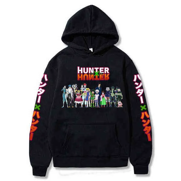 Hunter X Hunter Killua Zoldyck Baka classique hommes sweat à capuche décontracté à manches longues sweat H1227