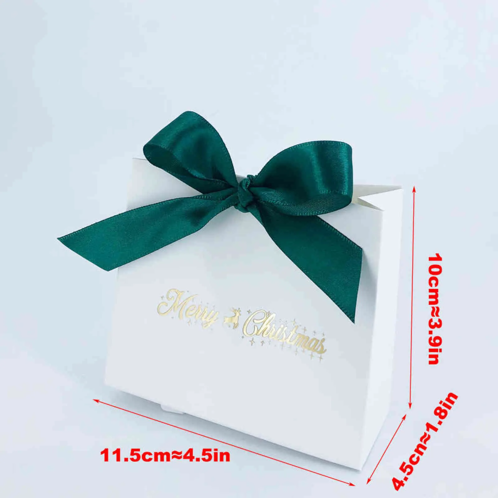 Sacchetti regalo di Natale Buon Natale Confezione da forno Borsa Scatole di caramelle Decorazioni natalizie la casa 2022 Anno Xmas Deor 211104