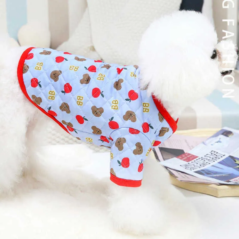 Ubrania dla psów Zwierzęta Zimowe Kurtka Płaszcz Hurtownie Odzież Dog Puppy Odzież Yorkshire Bichon Frise Pudel Pomorskie Odzież Odzież 211007