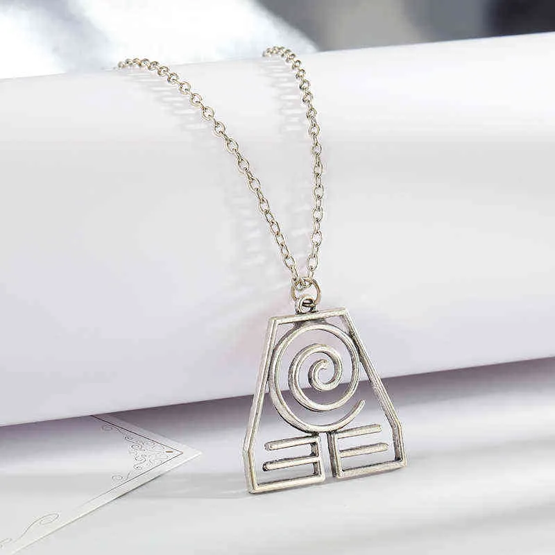 Avatar le dernier maître de l'air pendentif collier Air Nomad tribu du feu et de l'eau lien chaîne collier pour hommes femmes bijoux de haute qualité G212p