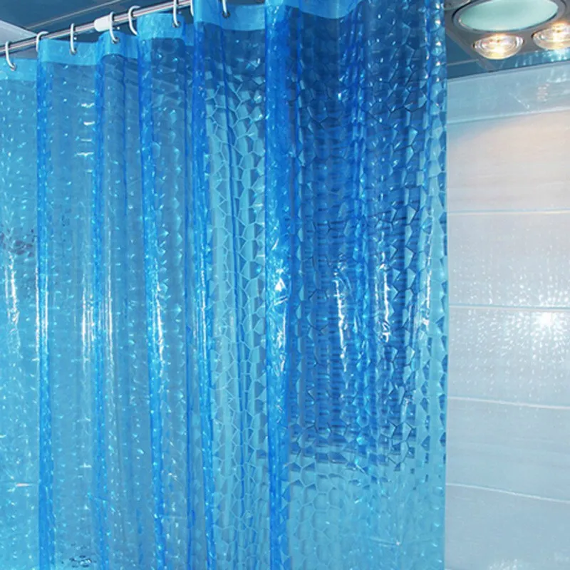 Waterproof 3D Shower Curtain With 12 Hooks Bathing Sheer For Home Decoration Bathroom Accessaries 180X180cm 180X200cm 210402