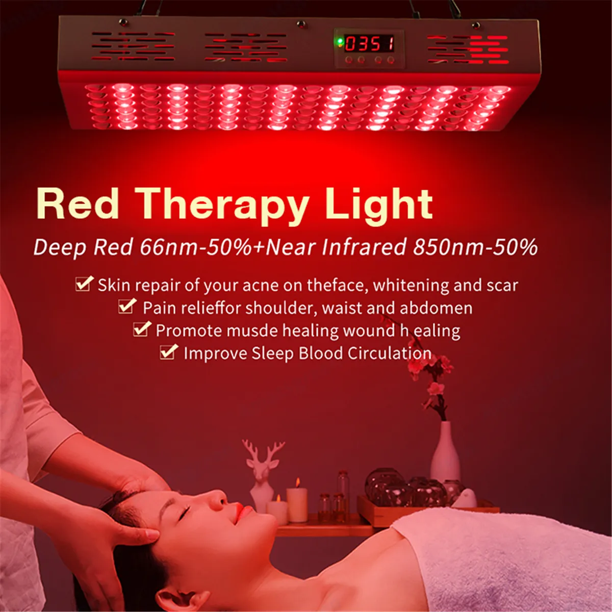 2022 top Amazon s Full Body Infrared Led Infra Red Light Therapy Lamp 660nm 850nm Panel Face Bodys Device Lamp 300w 600w299U