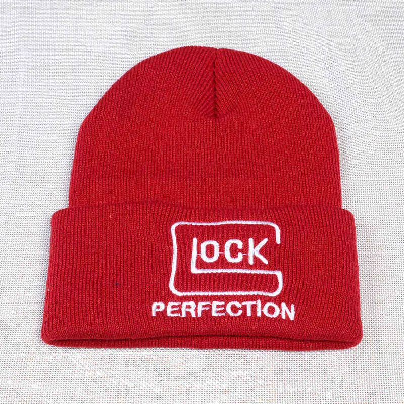 Tattico GLOCK Tiro Sport Berretto a maglia Cappellini da pesca Inverno caldo Uomo Caccia all'aperto Cappello da giungla Airsoft Cappellino da escursionismo Y21111