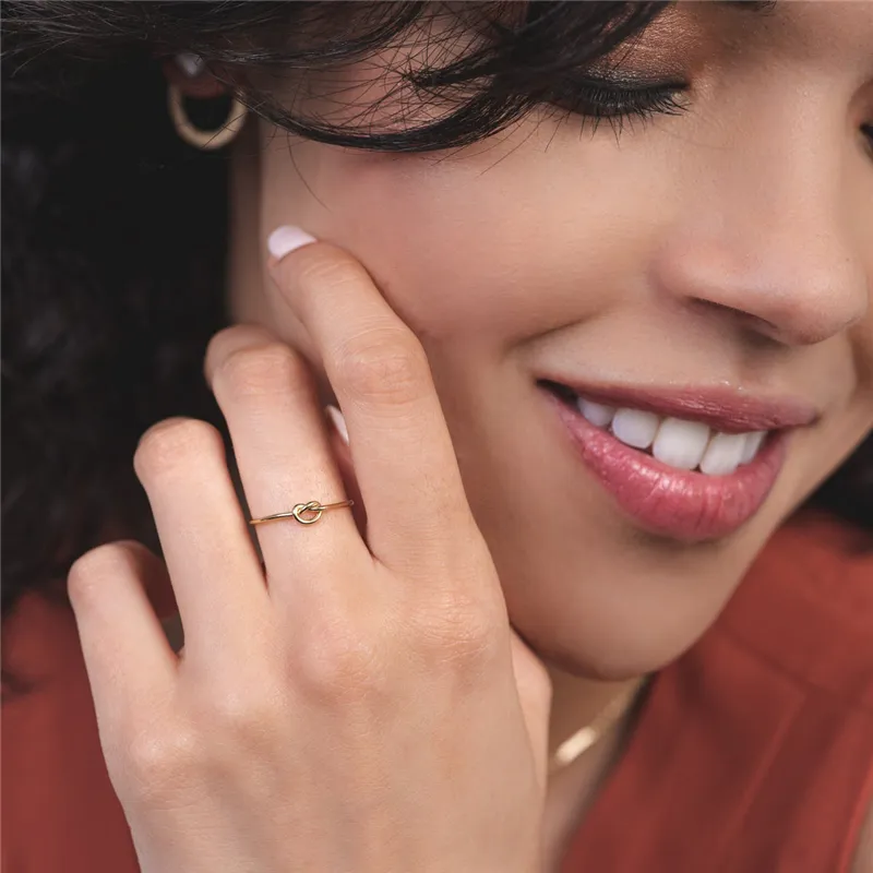 14k золотая заполненная сердечная форма кольца золотая ювелирные изделия BOHO Knuckle Anillos Mujer Minimalistic Staging Bohemian для женщин