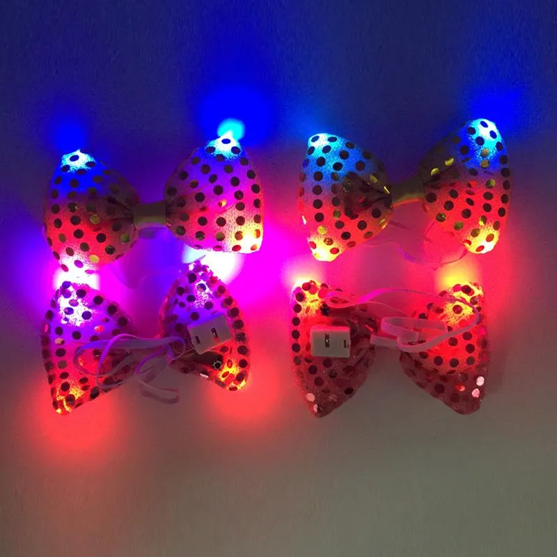 Dekoracja imprezowa LED Flash Bow Towić Dziecko Prezent dla dorosłych koncert urodzinowy
