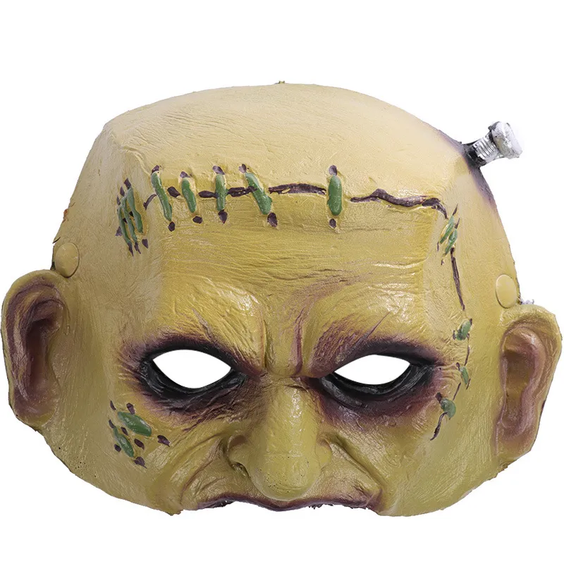 Zombie Cosplay Face Mask Halloween Mardi Gras Party Haunted House Costume Props Masquerade Masks for For Adults DQ18008V1