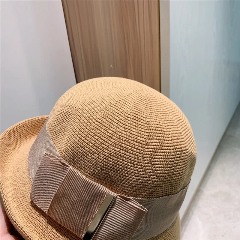 Женские вязаные шапки, классическая модная шапка с дышащей твидовой лентой для взрослых, шапка нерегулярной формы для девочек, Plain207e
