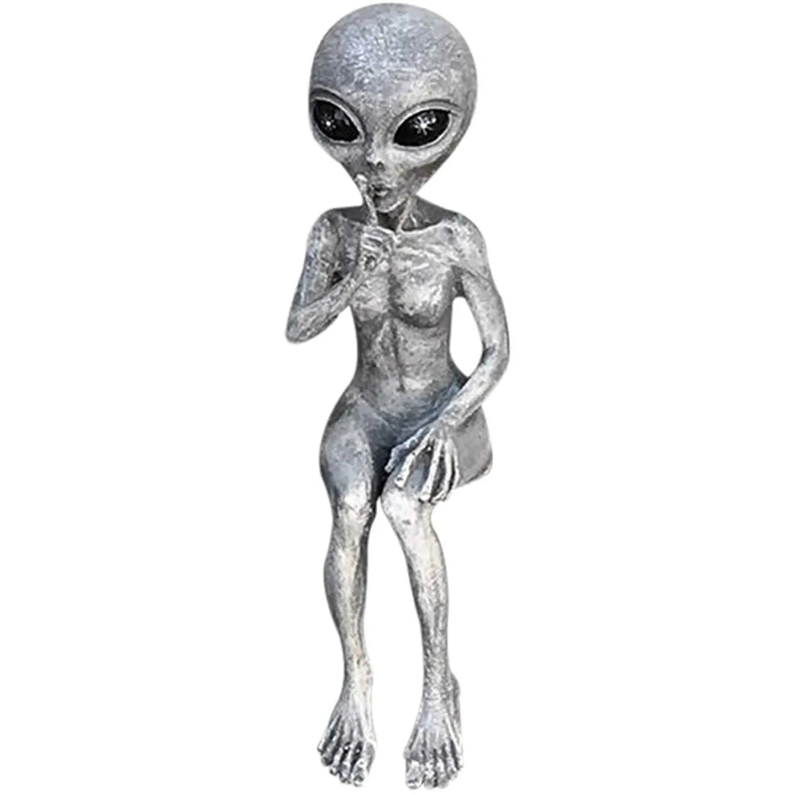 Outer Space Alien Standbeeld Martians Beeldje Set Voor Thuis Binnen Buiten Beeldjes Tuinornamenten Decor Miniaturen4817045