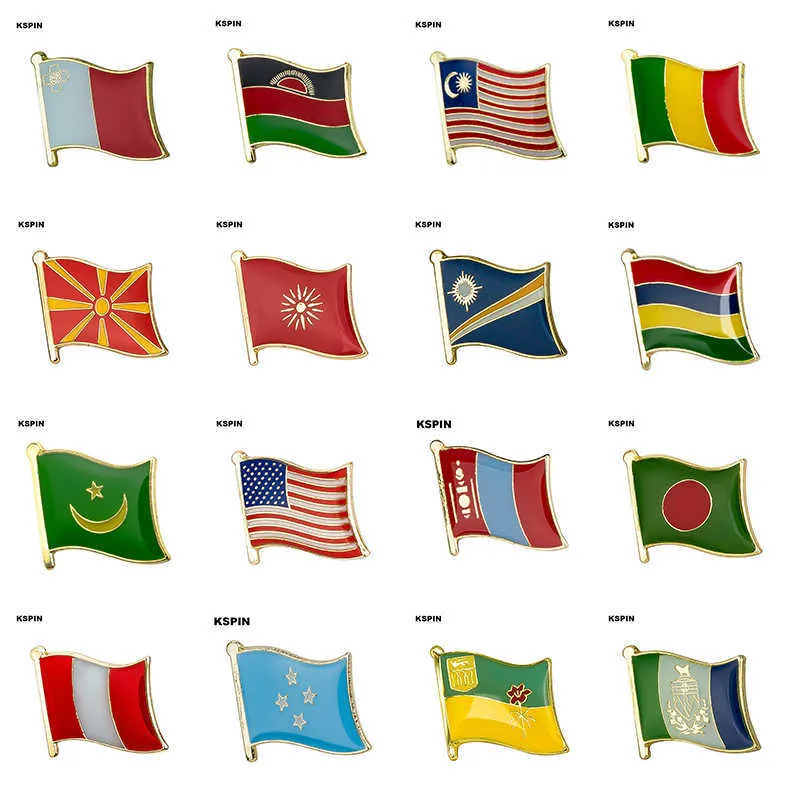 Bandera Laple Pin insignia broche Alemania Timor Oriental Togo República Dominicana Dominica Rusia Ecuador Eritrea Francia Vaticano Filipinas