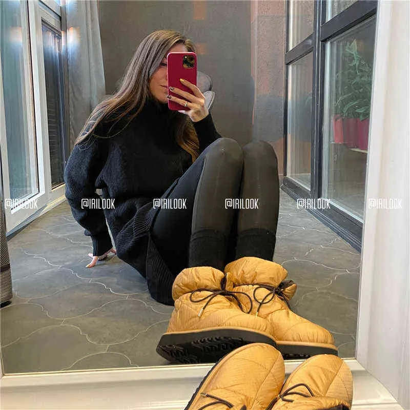 FEDONAS mode 2022 Ins femmes marque bottines hiver chaud femme neige bottes plates-formes décontracté chaussures courtes femme bottes 211116