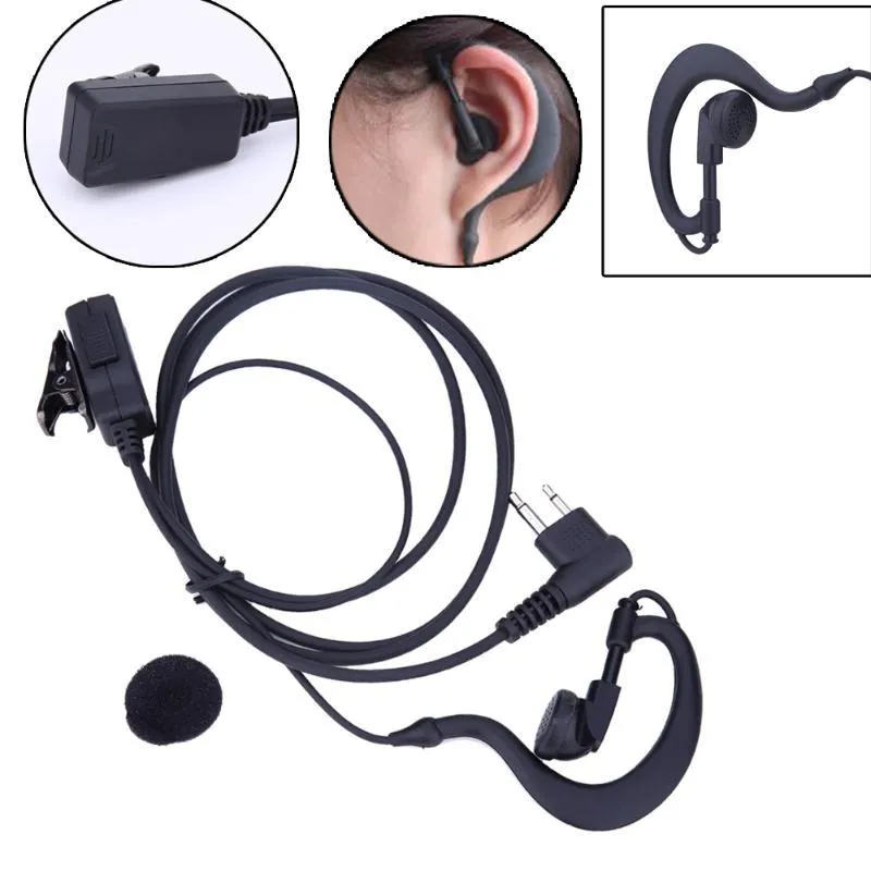 1M 2 Pins headset fone de ouvido ptt microfone para motorola cb rádio cp88 cp040 cp100 cp110 xv1100 xv2100 axv5100 xu1100 walkie talkie