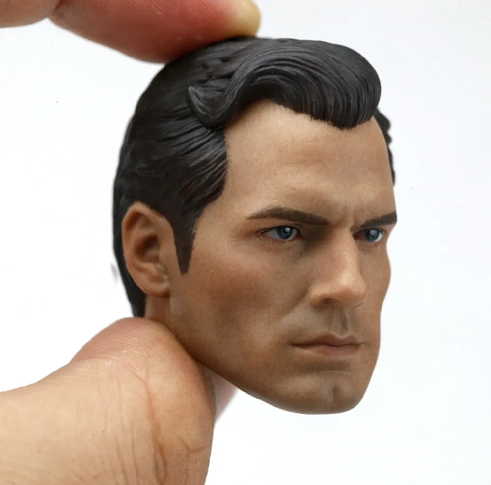 Spot 1 6 Stosunek Clark Kent Head Henry Cavill Kształt głowy odpowiedni dla 12 -calowej figury Soldiertoy Raving Doll Soldier234L7876038