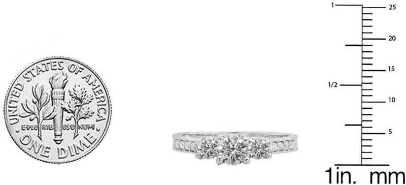 3 anéis de noivado de pedra 925 Anéis de prata esterlina para mulheres anel aniversário anéis de casamento prata 925 jóias 220209