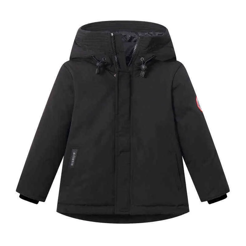 Winter Down Jacket Boys Girls Overcoat Thick Fashion Outdoor Parkas Teenagers Kids Baby Clothing Coats 3-12y 2112303679031