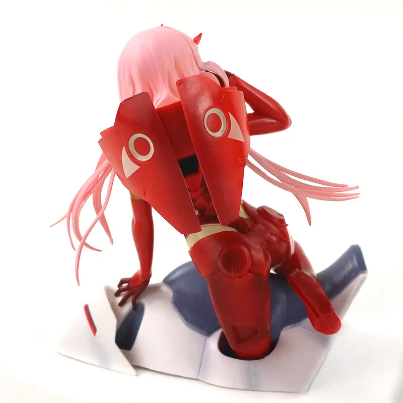 15-45 cm Darling in the FRAN Figures Zero Two Code 002 Bunny Girl Anime PVC Action Figure Collection Modèle Jouets X0526